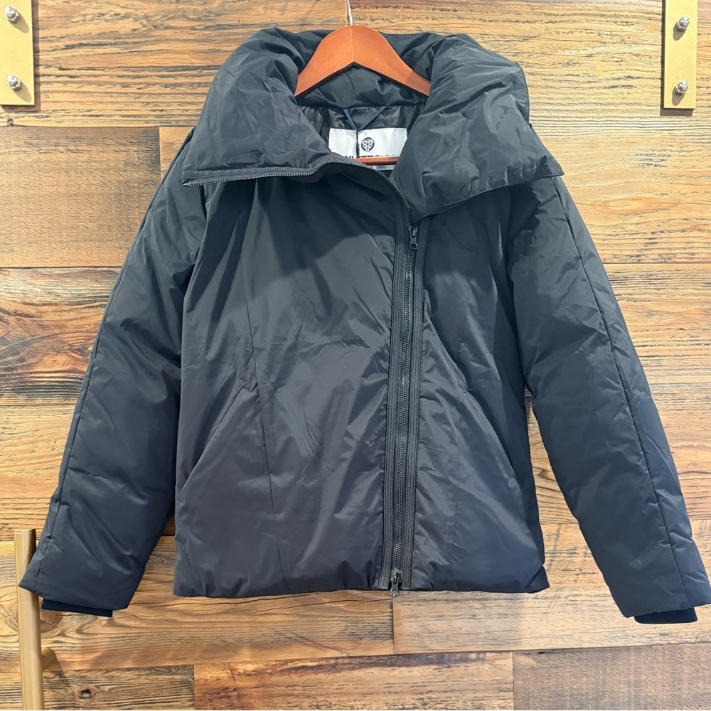 Women's Black DOWN Filled Ski Jacket NWT